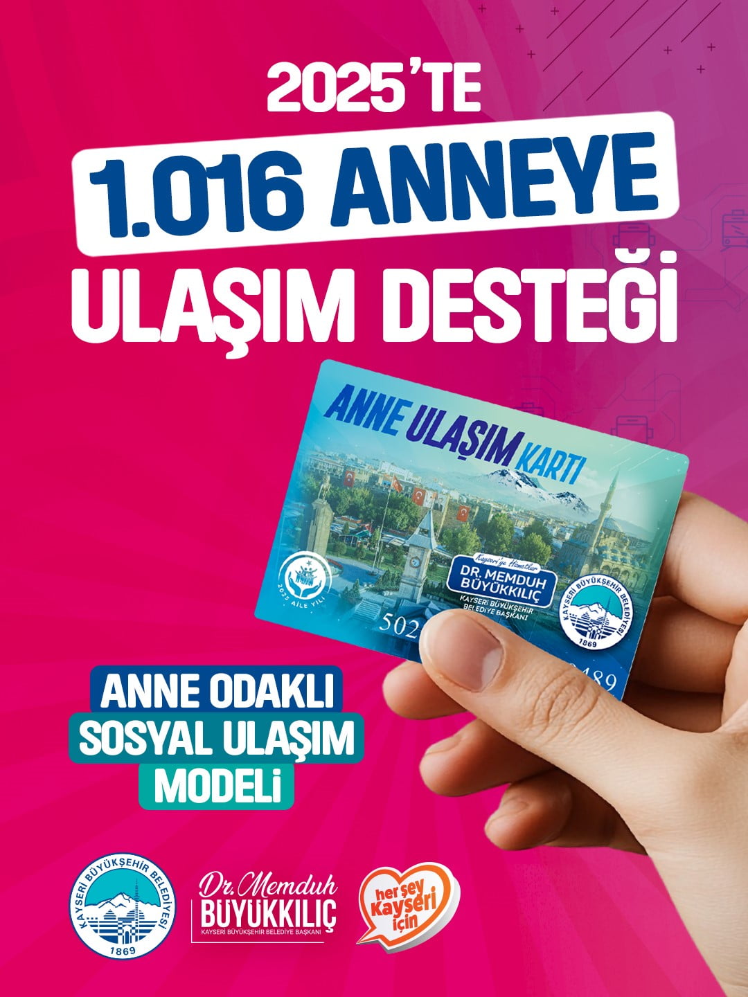 KAYSERİ BÜYÜKŞEHİR BELEDİYESİ TARAFINDAN 2025 'AİLE YILI' KAPSAMINDA BAŞKAN DR. MEMDUH...
