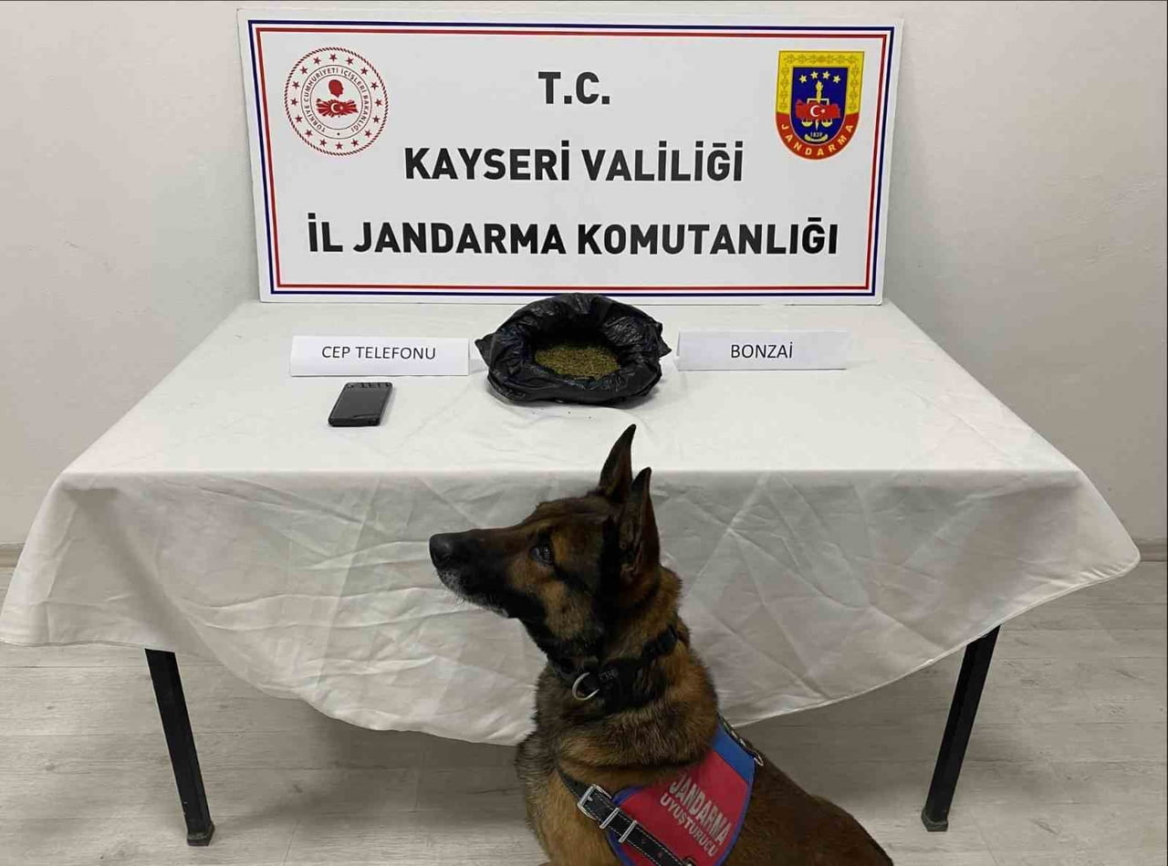 KAYSERİ İL JANDARMA KOMUTANLIĞI EKİPLERİNCE YAPILAN ÇALIŞMALARDA 515 GRAM UYUŞTURUCU MADDE ELE...