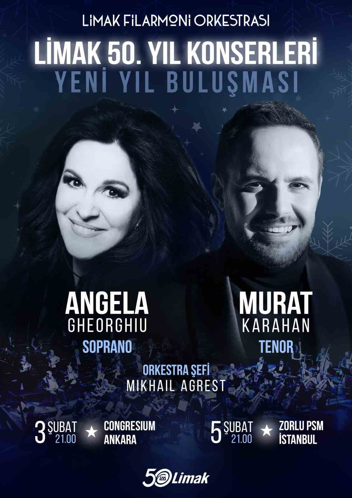 KONSERLER SERİSİ; 3 ŞUBAT’TA BAŞKENT İZLEYİCİSİYLE, 5 ŞUBAT’TA İSE İSTANBULLU SANATSEVERLERLE...