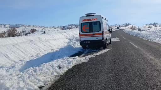 Kulp'ta arızalanan ambulans üç gündür yolda bekliyor