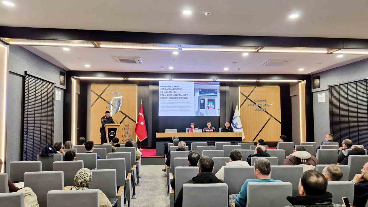 KÜTAHYA OSB YATIRIMCILARINA JANDARMADAN BİLGİLENDİRME SEMİNERİ