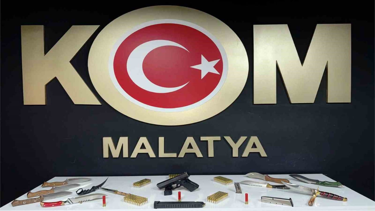 MALATYA'DA KAÇAK SİLAH OPERASYONU: 4 SİLAH ELE GEÇİRİLDİ, 4 ŞAHIS GÖZALTINA ALINDI