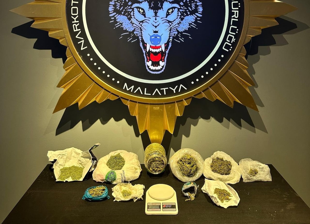 MALATYA’DA TORBACI OPERASYONU: 1 TUTUKLAMA