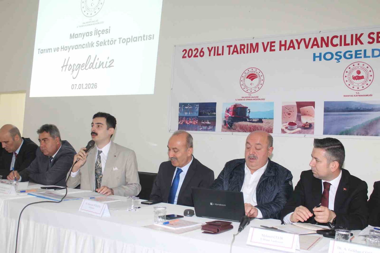 MANYAS’TA 2026 TARIM VE HAYVANCILIK SEKTÖR TOPLANTISI YAPILDI