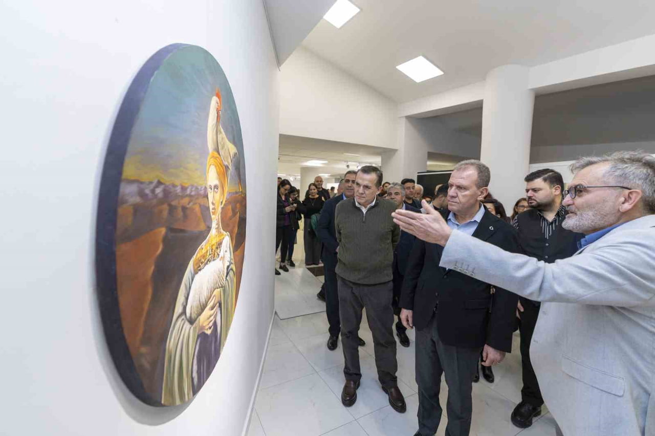 MERSİN’DE, TÜRKİYE CUMHURİYETİ’NİN 102. YILI DOLAYISIYLA DÜZENLENEN RESİM YARIŞMASI SERGİSİ’NİN...