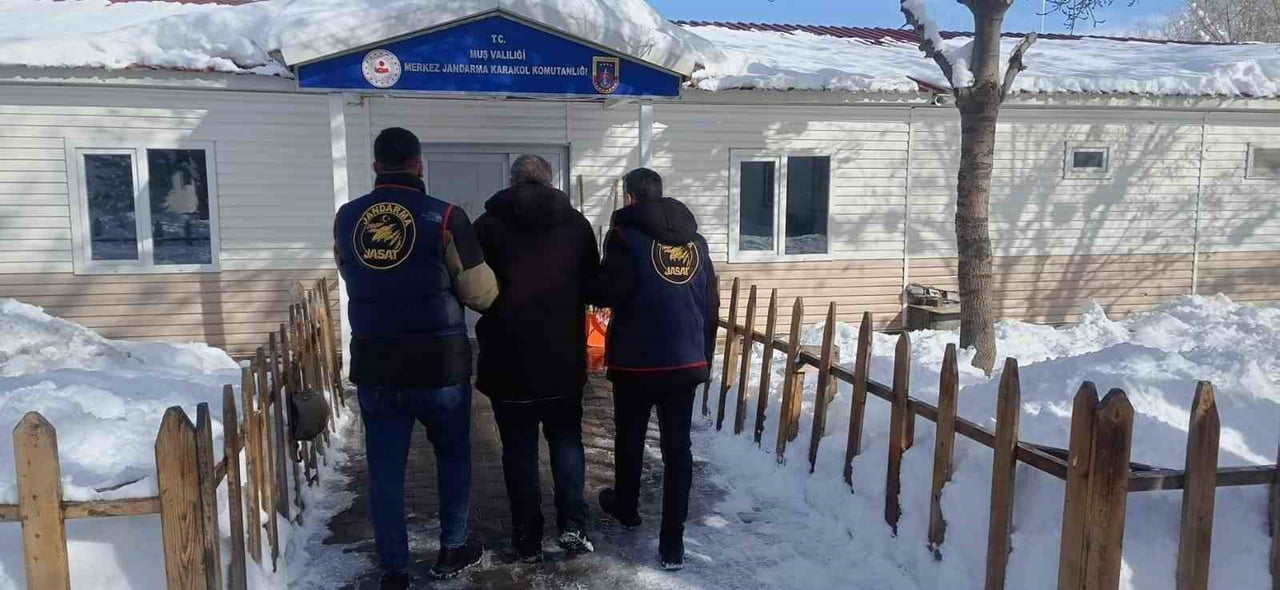 MUŞ’TA 4 YIL 2 AY HAPİS CEZASI BULUNAN ŞAHIS YAKALANDI