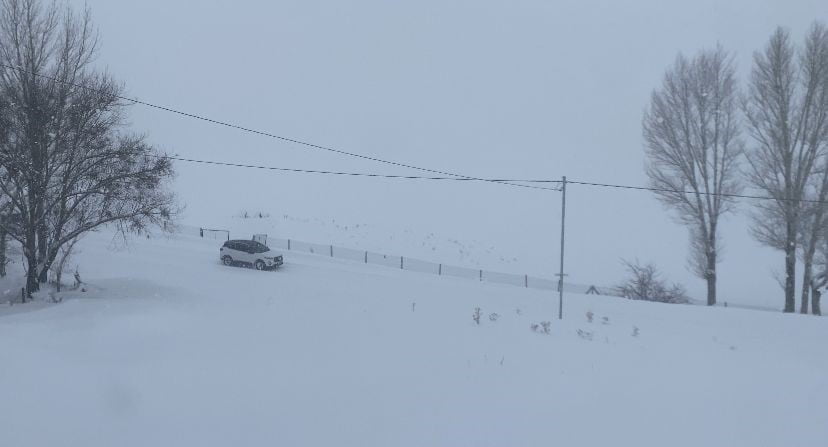 PATNOS'TA KAR YAĞIŞI YENİDEN ETKİSİNİ GÖSTERDİ