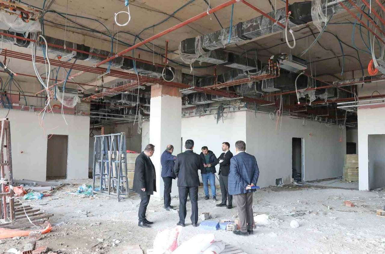 SAMSUN ALAÇAM–YAKAKENT DEVLET HASTANESİ İNŞAATINDA ÇALIŞMALAR DEVAM EDİYOR. YÜZDE 75’İ TAMAMLANAN...