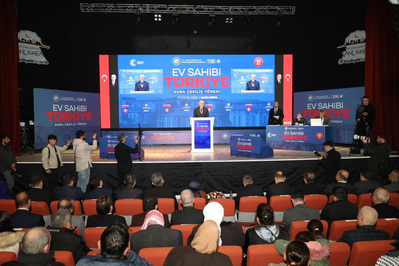 ŞANLIURFA’DA 13 BİN 790 SOSYAL KONUT İÇİN KURA HEYECANI