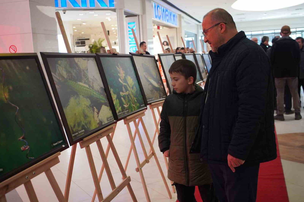 SAPANCA GÖLÜ'NÜN SU ALTI FOTOĞRAFLARINDAN OLUŞAN VE SAKARYA'DAN GAZZE'YE TEMALI SERGİNİN GELİRLERİ...