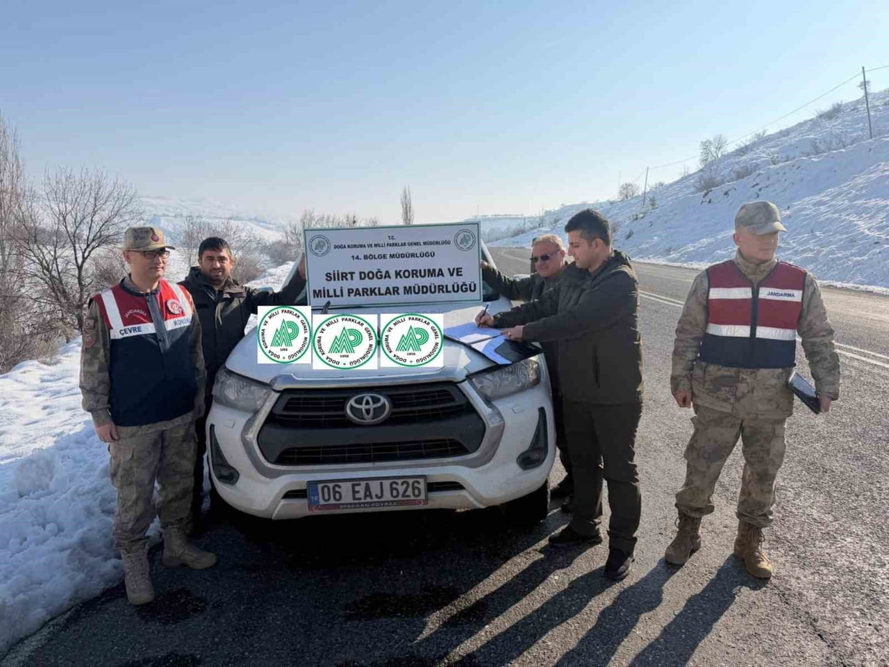 SİİRT DOĞA KORUMA VE MİLLİ PARKLAR MÜDÜRLÜĞÜ İLE SİİRT İL JANDARMA KOMUTANLIĞI İŞBİRLİĞİYLE...