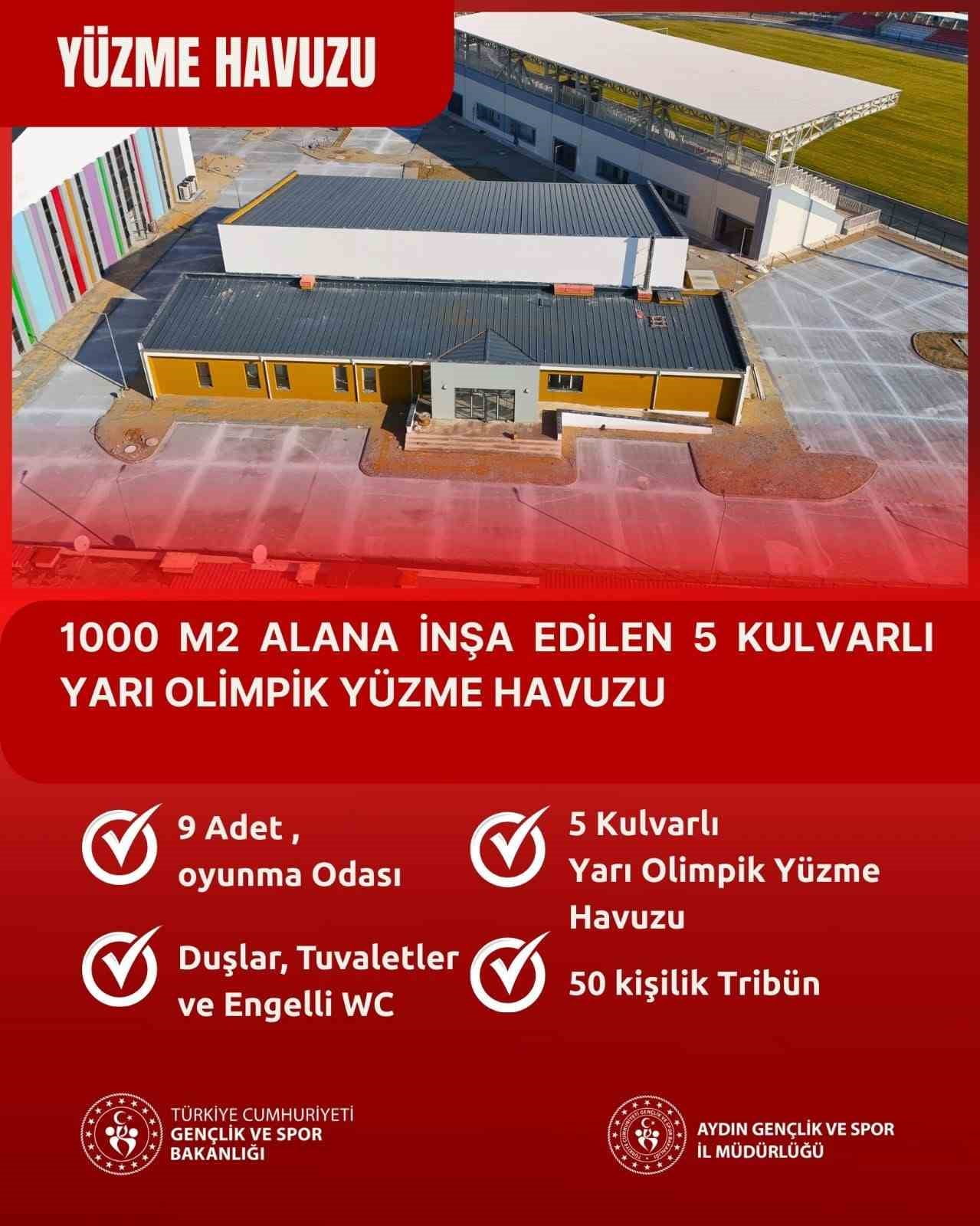 STADYUMDAN YÜZME HAVUZUNA, SPOR SALONUNDAN GENÇLİK MERKEZİNE KADAR BİRÇOK MODERN TESİSİ BÜNYESİNDE...