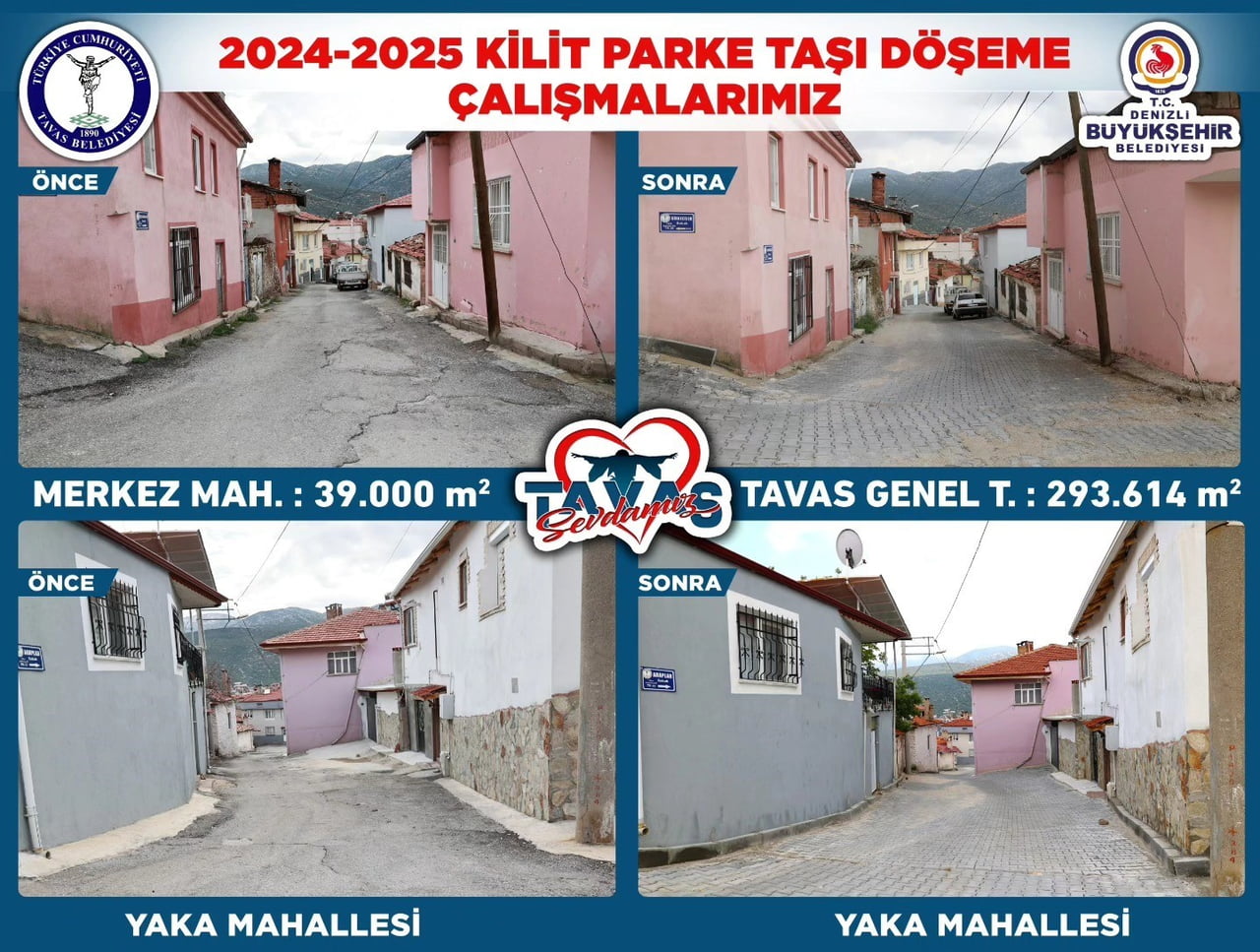 TAVAS BELEDİYESİ, VATANDAŞLARIN DAHA GÜVENLİ KONFORLU ULAŞIM SAĞLAMALARI AMACIYLA 2024 VE 2025...