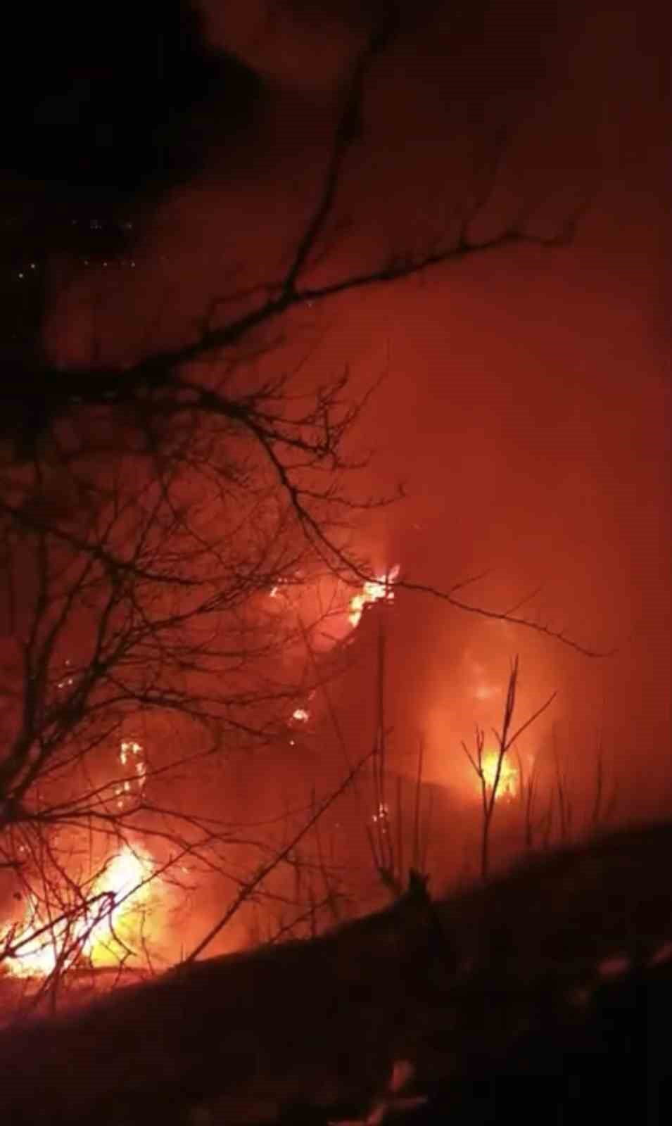 TOKAT’IN ERBAA İLÇESİNDE ÇIKAN YANGINDA MÜSTAKİL EV KULLANILAMAZ HALE GELDİ.