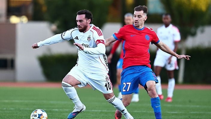 TRENDYOL SÜPER LİG EKİPLERİNDEN BEŞİKTAŞ, HAZIRLIK MAÇINDA KARŞILAŞTIĞI  ROMANYA EKİBİ FCSB'Yİ...