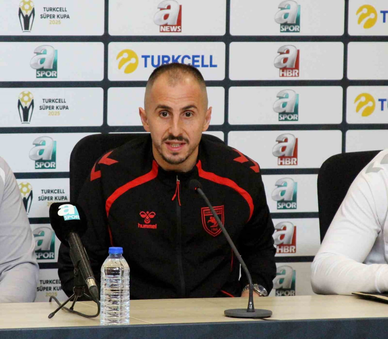 TURKCELL SÜPER KUPA YARI FİNAL MAÇI AÇIKLAMALARDA BULUNAN SAMSUNSPOR KAPTANI ZEKİ YAVRU," GEÇEN...
