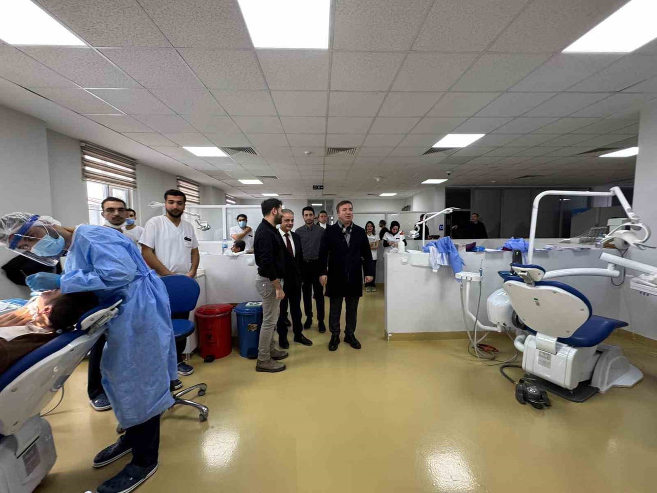 VALİ AYDOĞDU’DAN AĞIZ VE DİŞ SAĞLIĞI HASTANESİ’NE ZİYARET