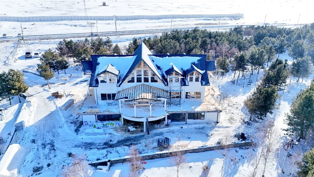 VALİ POLAT KÜTÜK EV İNŞAATINI İNCELEDİ(KARS-İHA)