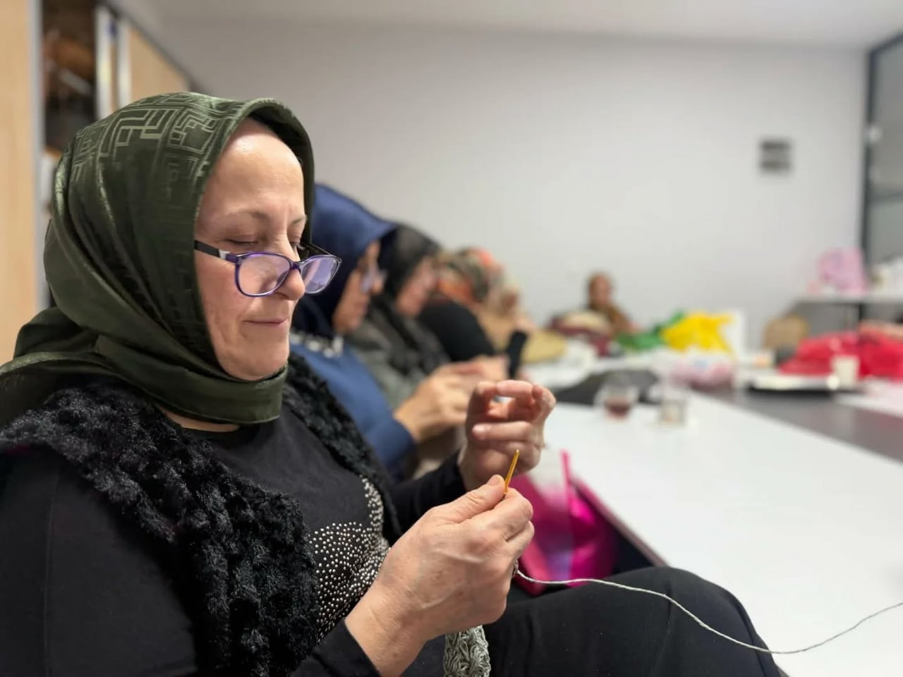 YEŞİLYURT BELEDİYESİ TARAFINDAN KÜLTÜR VE SANAT MERKEZLERİNDE AÇILAN EL SANATLARI KURSLARI, KAR...