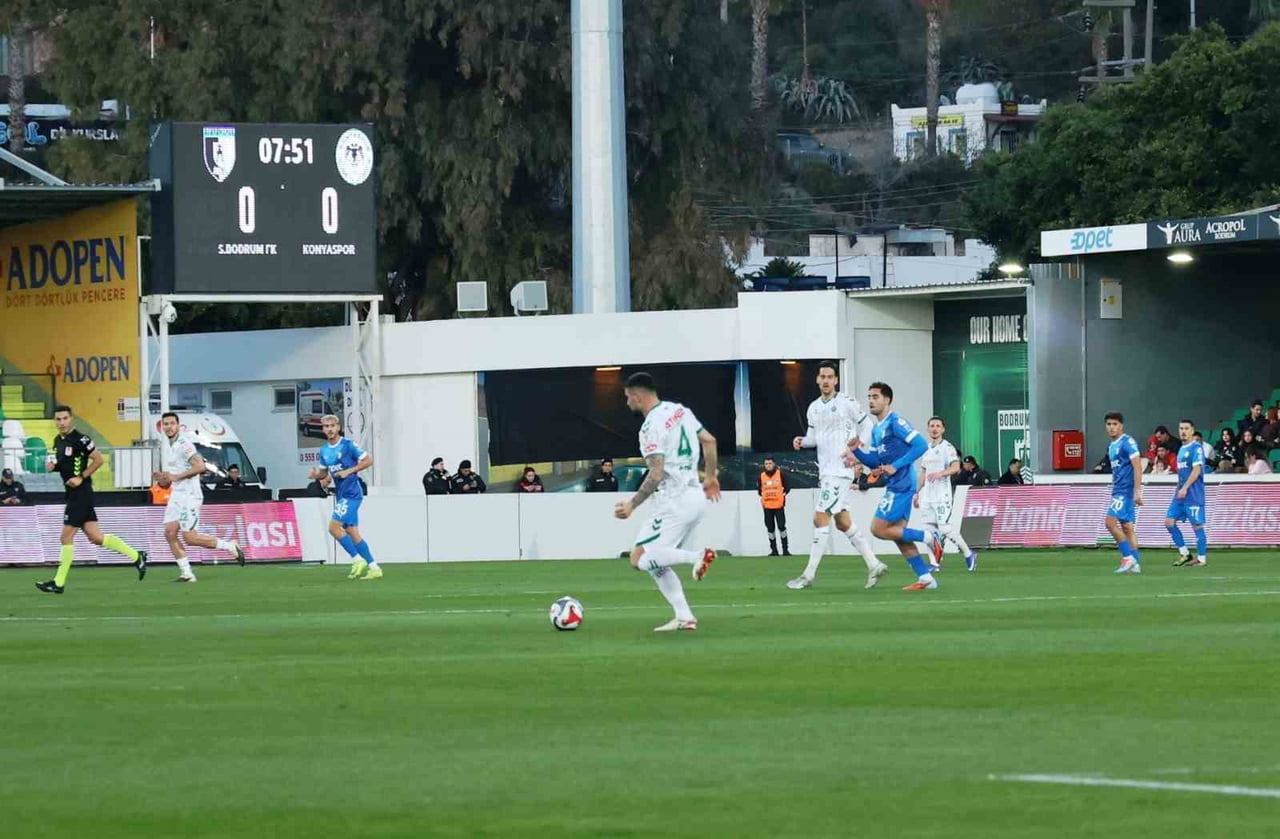 ZİRAAT TÜRKİYE KUPASI B GRUBU 2. HAFTA MAÇINDA BODRUM FK SAHASINDA KONYASPOR İLE KARŞILAŞIYOR....