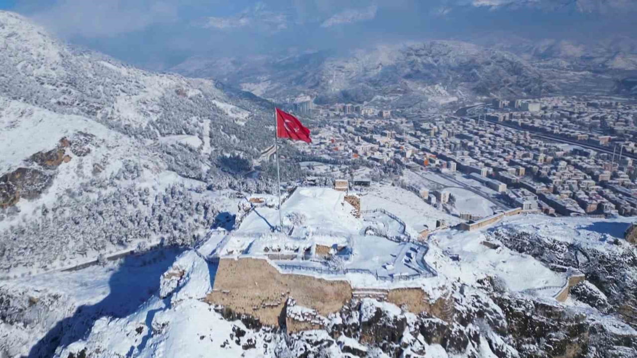 ZİRVESİNDE DEV TÜRK BAYRAĞININ DALGALANDIĞI HARŞENA DAĞI İLE KRAL KAYA MEZARLARI VE YEŞİLIRMAK...