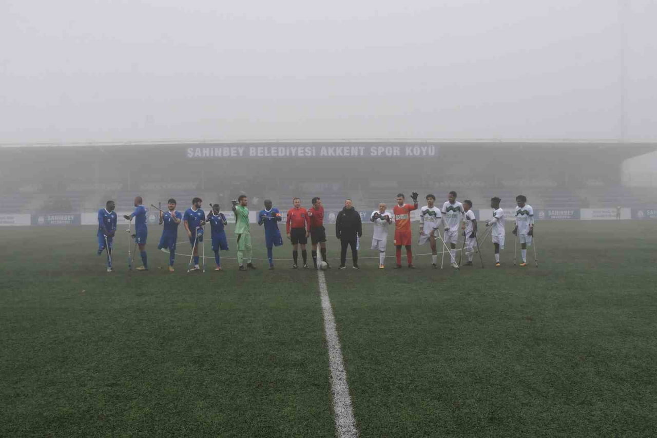 ŞAHİNBEY AMPUTE'DEN 4-0'LIK GALİBİYET